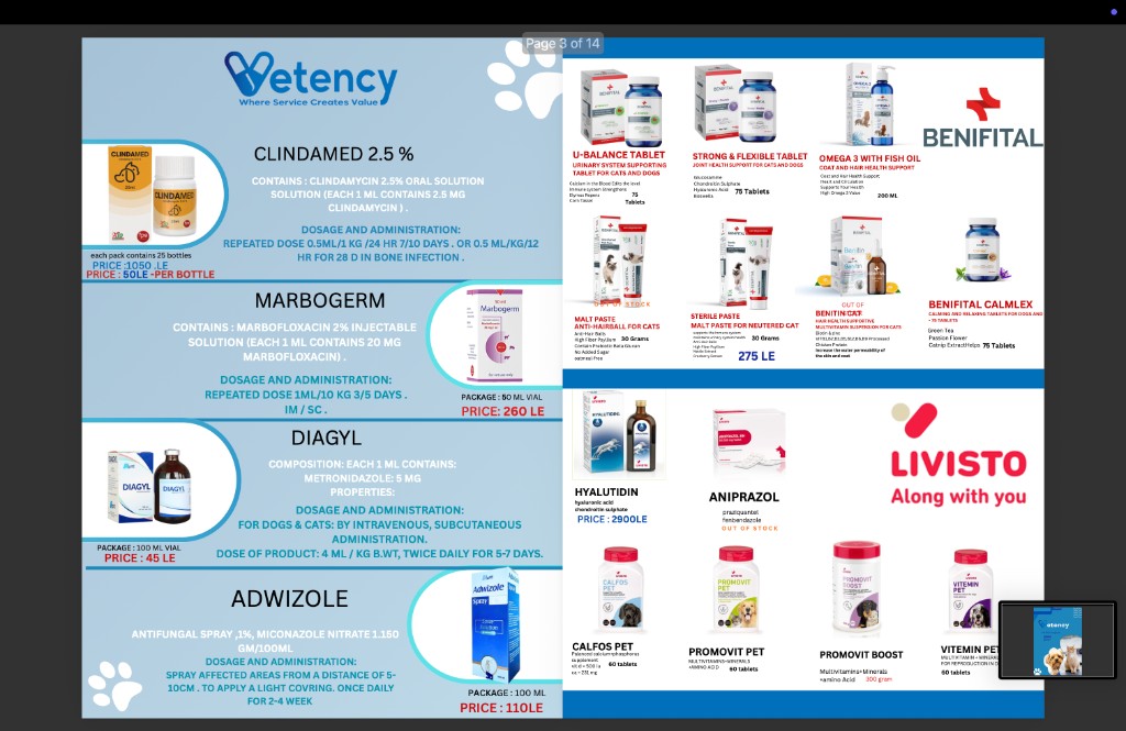 Vetency catalog Page 3