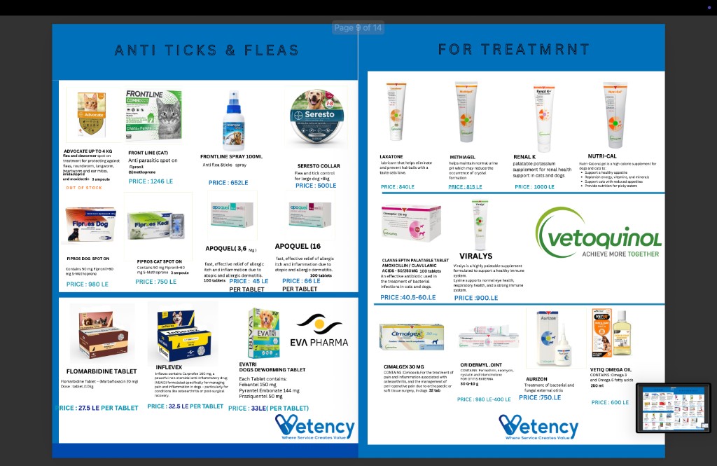 Vetency catalog Page 9